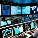 **

"A busy air traffic control room at a modern airport. Controllers in professional attire, fully clothed, are focused on their screens, managing multiple flights.  Large radar displays show flight paths.  Safe for work, appropriate content, perfect anatomy, natural proportions, professional environment, family-friendly, well-lit, high resolution, modest, clean setting."

**