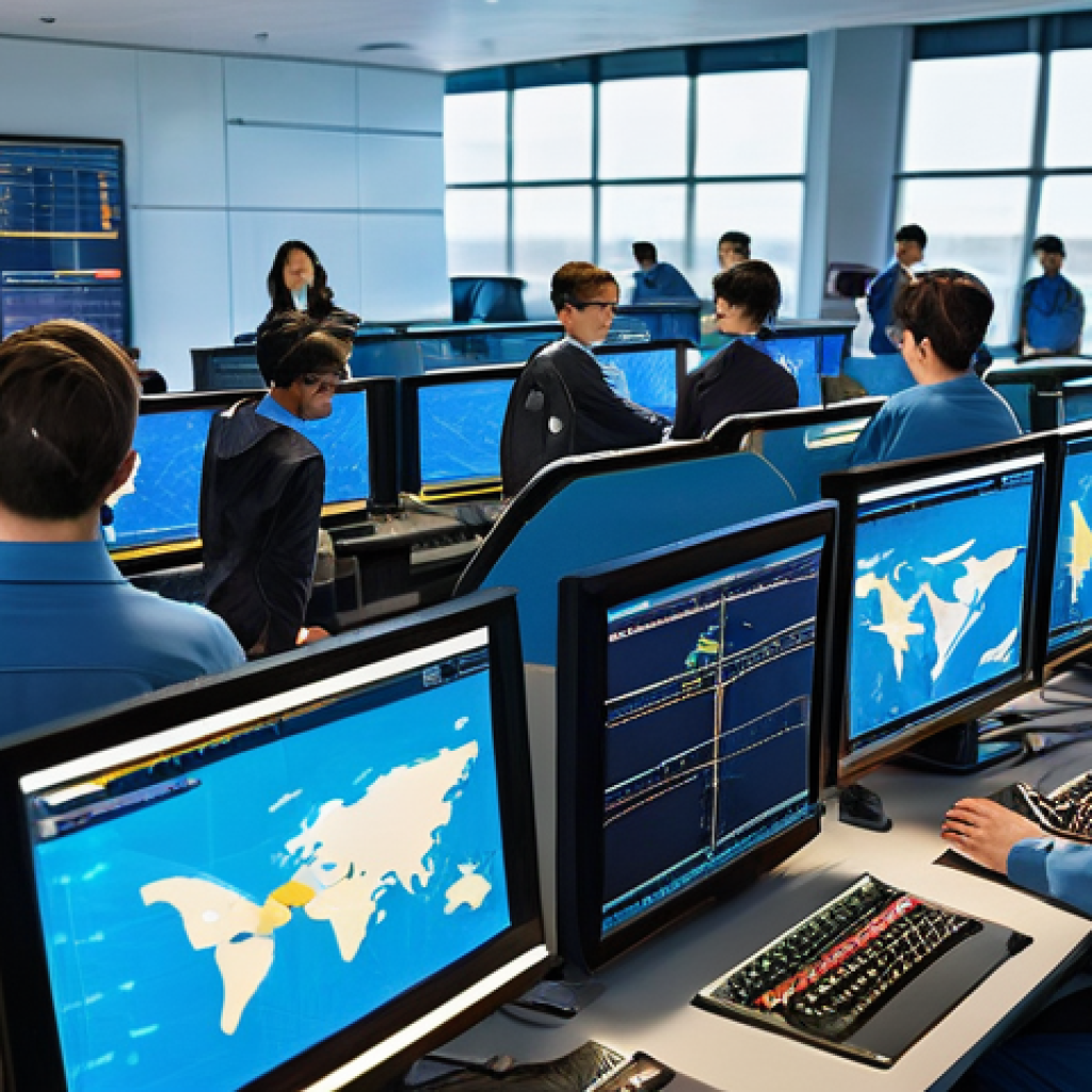 항공운항관리사 시험 장소 정보 - **Prompt 1: Future Air Traffic Control Cadets in Training**
"A group of diverse, young adult stu...