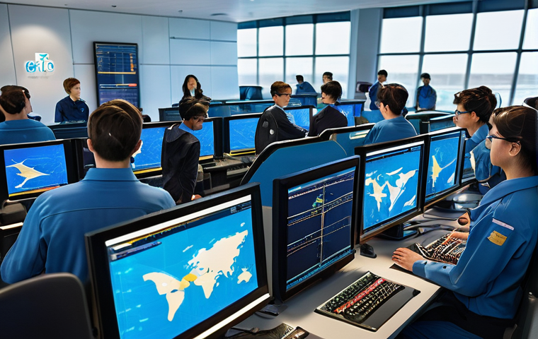 항공운항관리사 시험 장소 정보 - **Prompt 1: Future Air Traffic Control Cadets in Training**
"A group of diverse, young adult stu...