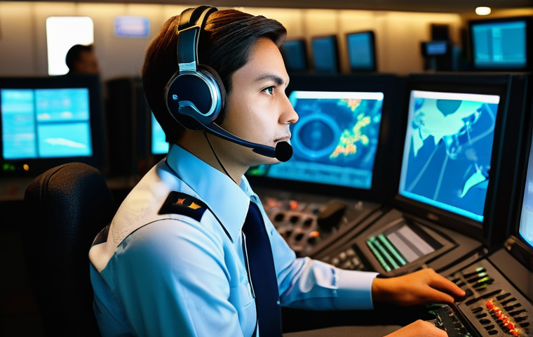 항공운항관리사 시험 장소 정보 - **Prompt 1: Future Air Traffic Control Cadets in Training**
    "A group of diverse, young adult stu...