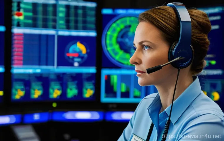 항공운항관리사 비행 안전 브리핑 - **High-Tech Collaboration in Flight Operations:** A diverse team of flight dispatchers, including a ...