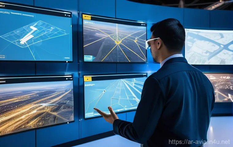 항공운항관리사와 국제 협력 - **Prompt: Global Cooperation in Aviation through Advanced Technology**
    "A diverse team of male a...
